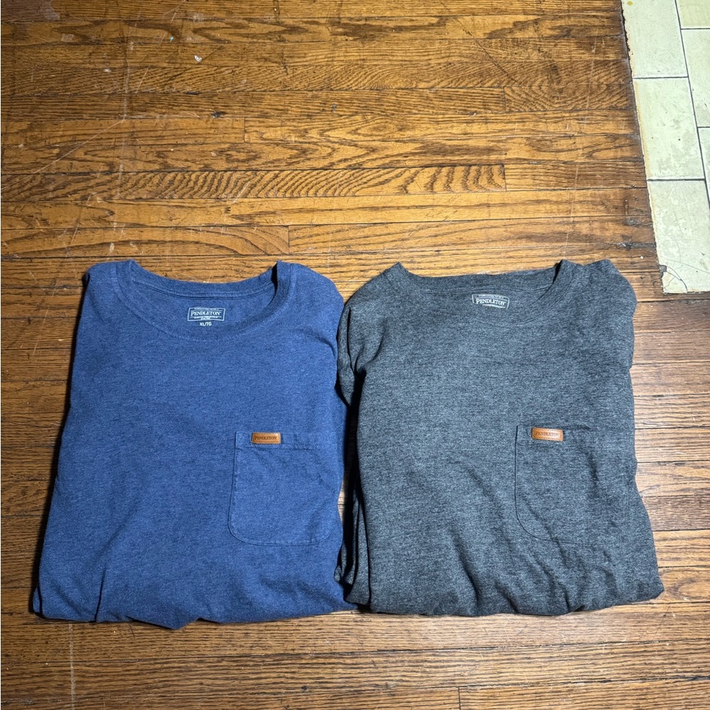 Bundle of 2 Pendleton Men’s Wool Long Sleeve Shirts Size XL